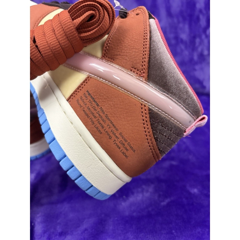🧋 Social Status x Nike Dunk Mid Chocolate Milk - Size 10 - Picture 6 of 9
